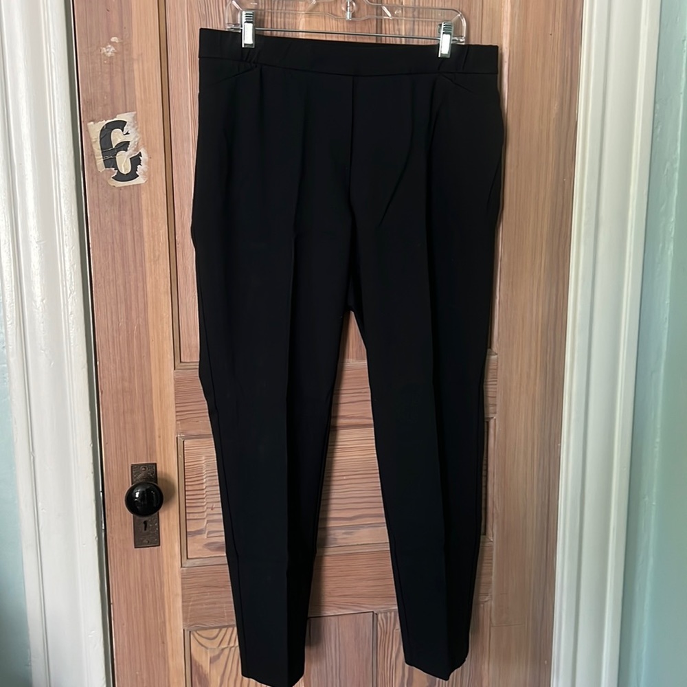 J Jill Pointe Slim Leg black pant size L